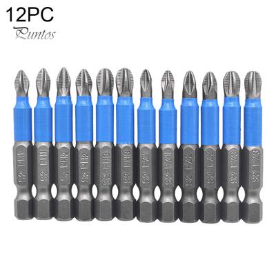 Комплект намагниченных бит 12 штук