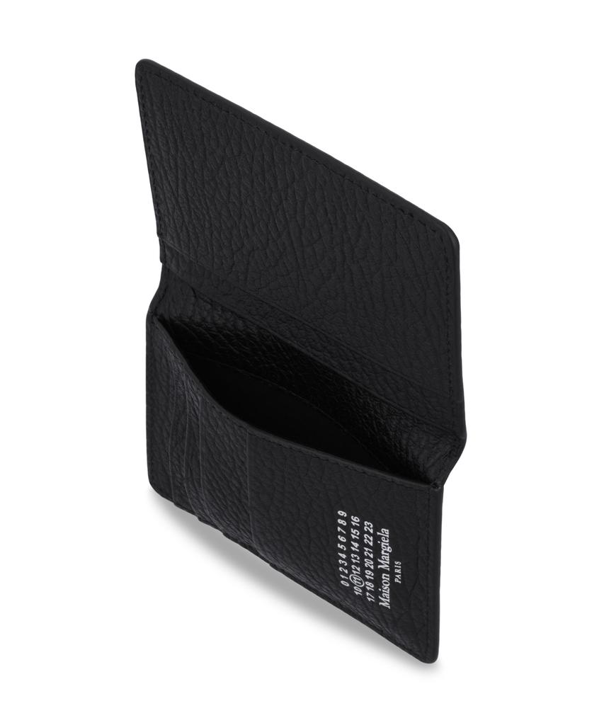 Maison Margiela 4-Stitch Slim 2-Card Holder - Black / Sa1Vx0011P4455T8013
