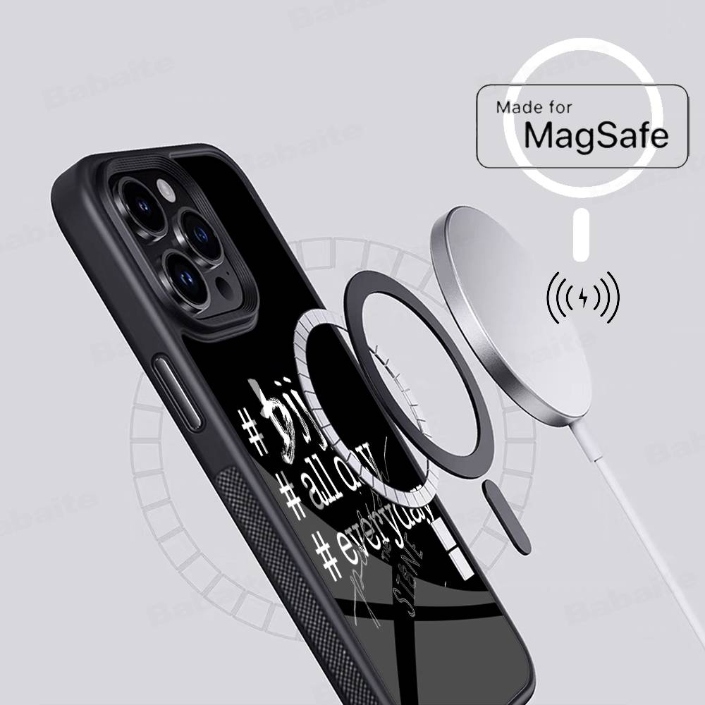 BJJ Brazilian Jitsu Phone Case Magnetic Case For IPhone 16 14 13 12 11 15 Pro Max Plus For Magsafe Wireless Charge Cover