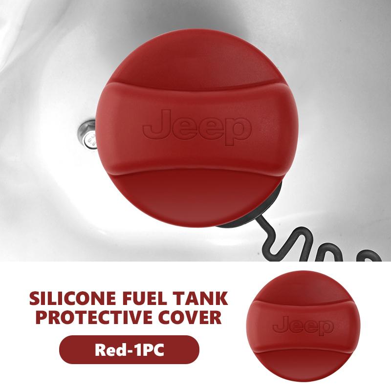 Car Silicone Fuel Tank Cap Trim Accessories For Jeep Cherokee Patriot Liberty Wrangler JK JL Commander