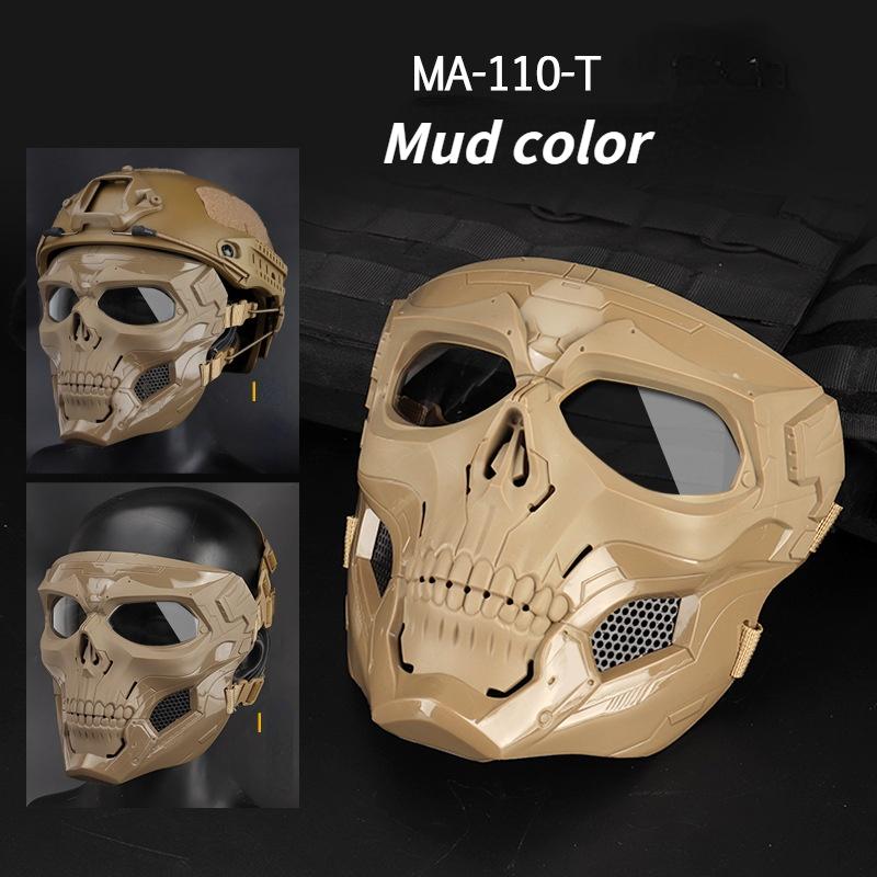 Тактические маски для пейнтбола с черепом, тренировочная маска для охоты и стрельбы на открытом воздухе, военные анфасовые защитные маски для страйкбола, боевые маски Cs Wargame