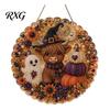 Halloween Party Supplies Hanging Ornament, 2D Flat Acrylic Pendant, Ghost Skull Pendant for Home Decoration Witch Indoor Outdoor Window Door