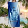 Olympique Lyonnais FC print Quick Dry Beach Towel Microfiber Absorbent Portable Travel Swimming Towel