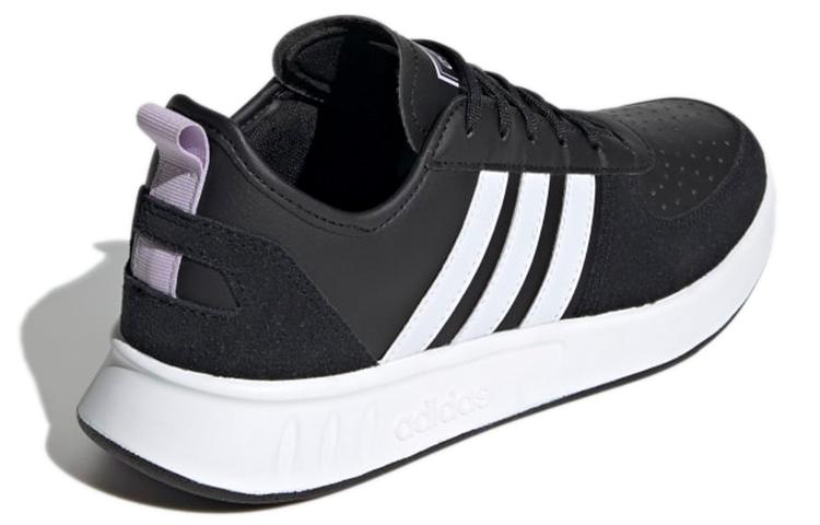 adidas Кроссовки 80-х Core Black Cloud White с фиолетовым оттенком Женские FW9178