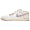 Air Jordan 1 Износостойкие Низкие Винтажные Баскетбольные Кроссовки Женские Бежево-Розовые DC0774-112(Командачетыре-)