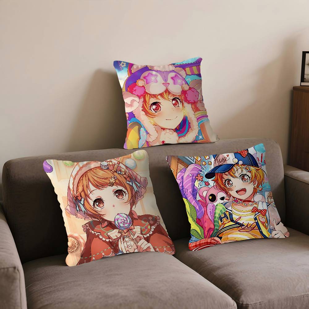 Аниме H-Hagumi Kitazawa Персонализированная наволочка для подушки Детская спальня Декор для бурной вечеринки Наволочка Подарок на день рождения ребенка Душ