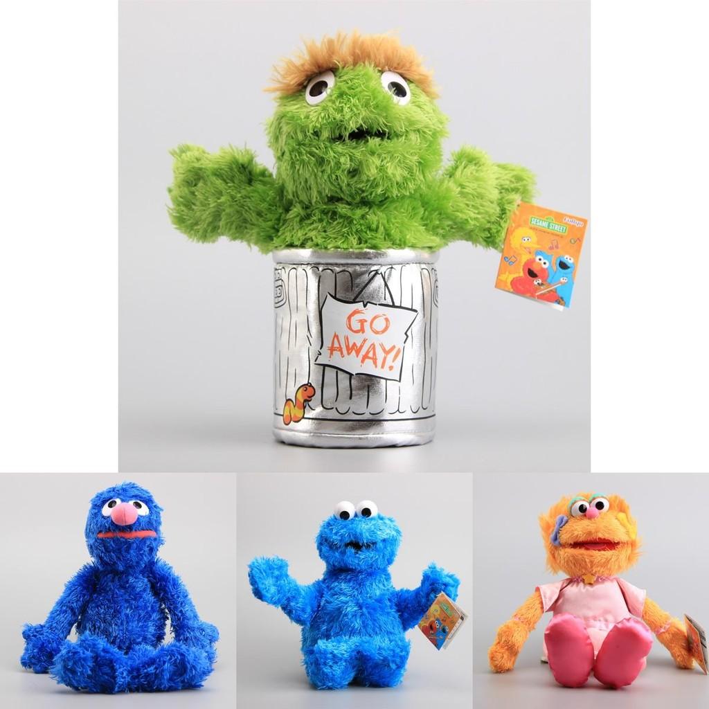 High Quality Sesame Street Plush Elmo Zoe Ernie Oscar Cookie Grover Bird Nwt Toys