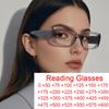 Korean Japanese Small Square Frame Glasses Women Retro Wide Leg Eyeglasses  Blue Light Blocking Transparent Reading Glasses