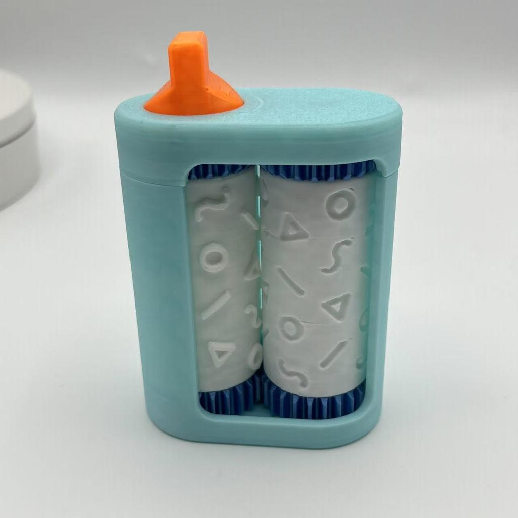 Handheld Card Embosser, Dual Roller 3D Texture Printer for Business Cards and Craft Projects