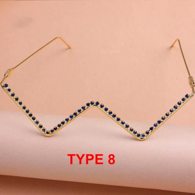 Stonefans New Luxury Tassel Glasses Chains Frames Vintage Crystal for Women Girls Fashion Body Chain Harness Jewelry Decoration