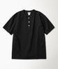 Beulonseun 10,6 унций Хлопковая футболка-henley с коротким рукавом Черная
