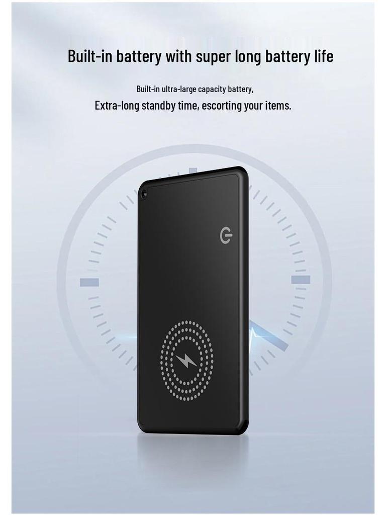 GPS Bluetooth Tracker: Anti-Lost Device for Wallets, Luggage, and Documents - AirTag Alternative.