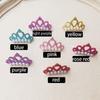 Faux Pearl Cute Crown Shape Bows Pet Hairpins Dog Accessories Pet Grooming Supplies Pets Hair Clips