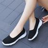 Sneakers Shoes Women Running Summer Breathable Walking Anti-slip Slip On Weave Lightweight Female Flats Casual Shoes WSH5088