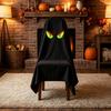 Easy Fit Ghost Chair Decor Halloween Cover, Cute Dining Reusable Seasonal Accents Decorative Slipcover for Holiday Party Home Furniture Protection