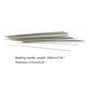 25 Pcs Long Straight Beading Needles for Creative Seed Beads Needles Big Eye Metal Pins Sewing Needles Embroidery Needle