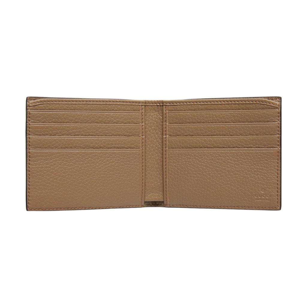 Gucci Кожаный кошелек мужской Тауп 739475-AABY0-2801
