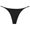 Women's Thong Bikini Bottoms Low Waist Cheeky Brazilian Swimsuit Bottom