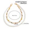 Ingemark Hip Hop Imitation Pearl Colorful Rhinestone Jeans Pants Chain Men Trend Creative Metal Pendant Bag Chain Couple Jewelry