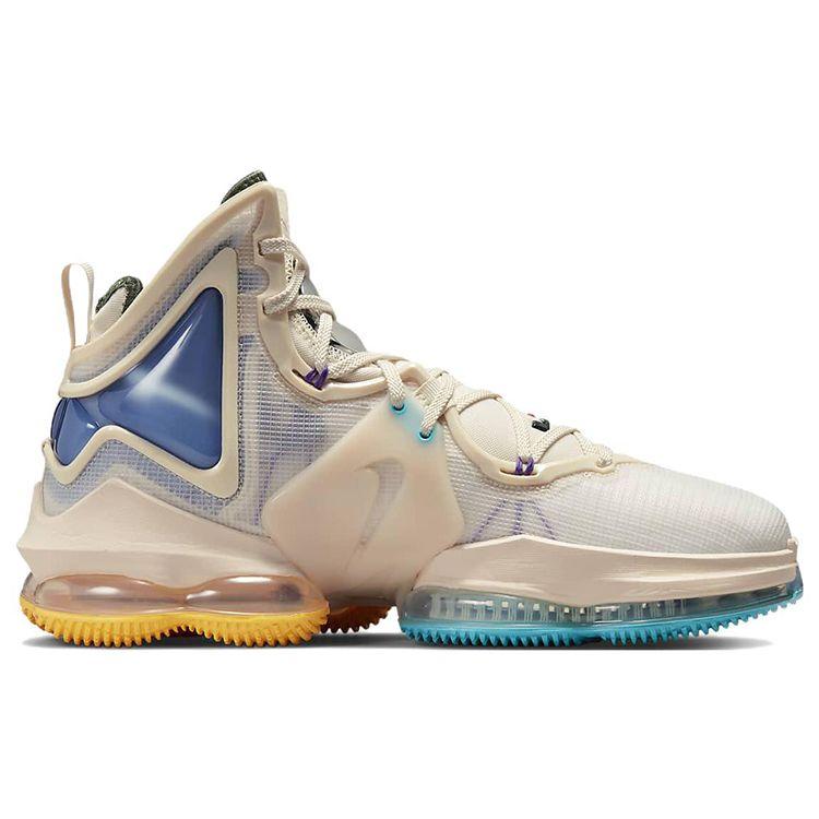 Nike Кроссовки унисекс LeBron 19 Minneapolis Lakers White Pearl-White University-Gold DC9339-200