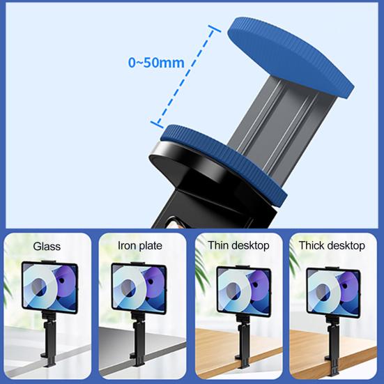 Airplane Phone Holder Mount Multi-Angle Adjustment Phone Mount Anti-slip Hands-free Travel Phone Clip Stand for Flying