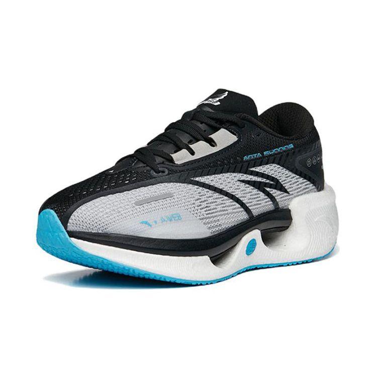 Anta Детские кроссовки Hailang GT с нескользящей подошвой, амортизирующей, износостойкой, дышащей, с отскоком, с низким верхом, детские кроссовки для бега, серебристо-черные 312225599-13
