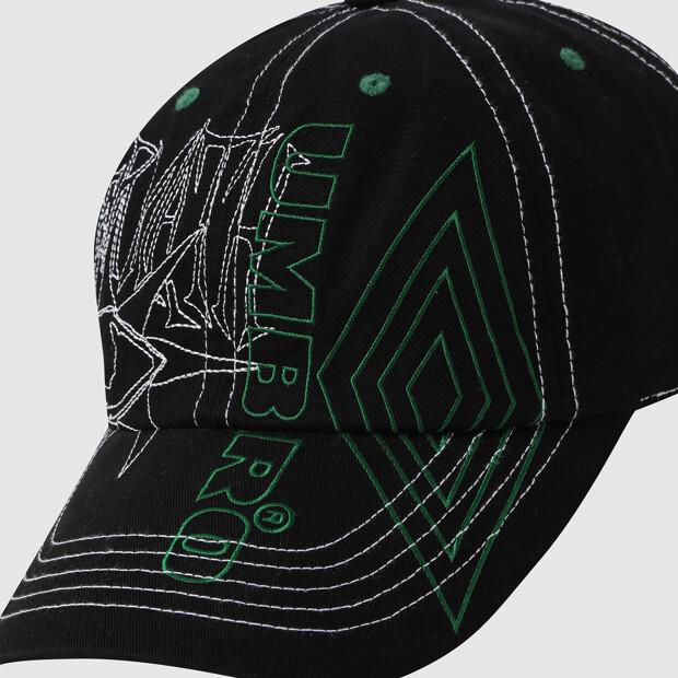 UMBRO [Umb X Aftermath] Винтажная Бейсболка Черная Ur221Ocp42