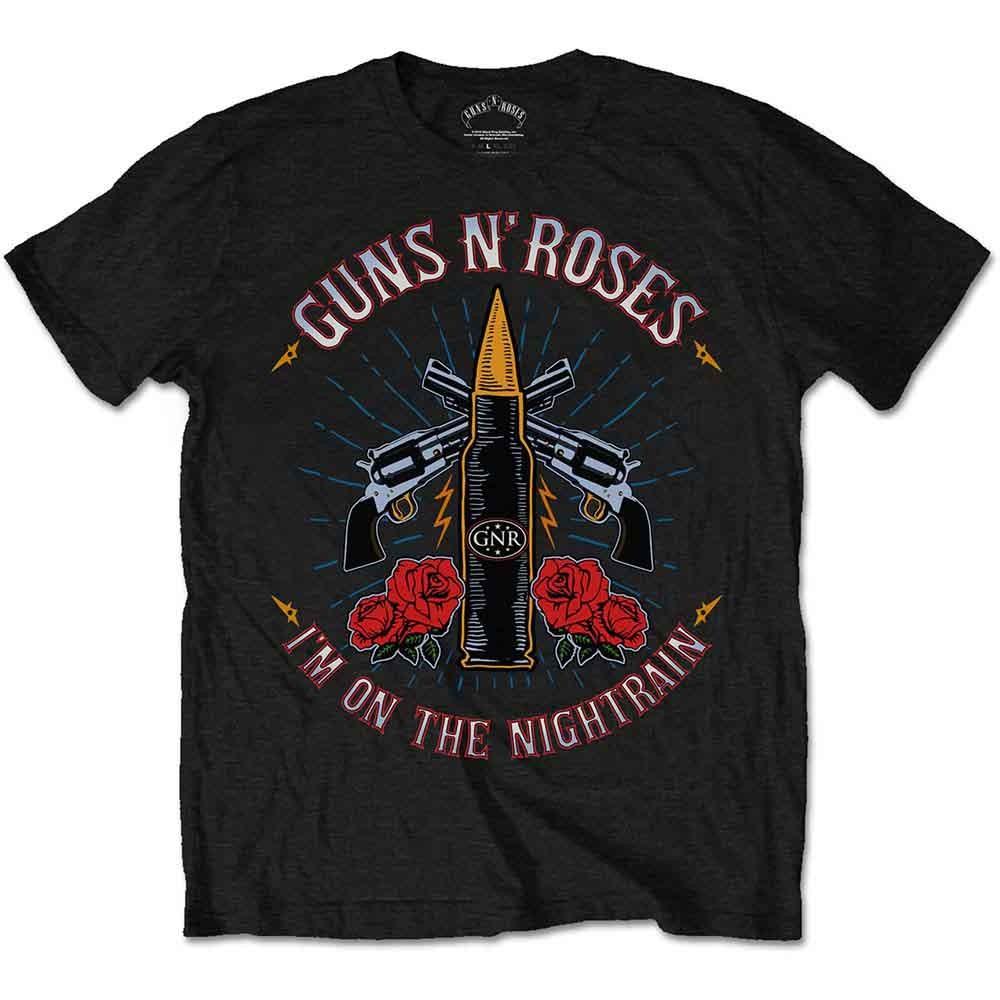 Guns N Roses Unisex TShirt Night Train Black
