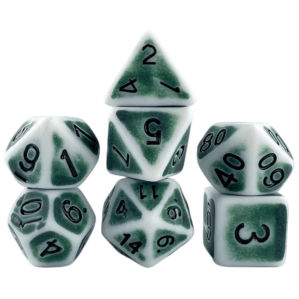 Набор игральных костей DND Dice Retro Polyhedral Dice 7 шт. D4, D6, D8, D10, D%, D12, D20 для настольных игр DND