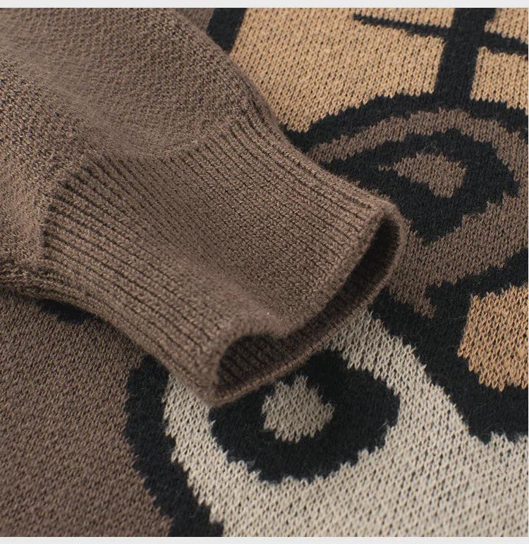 Детский свитер с медведем 27kids - для малышей и мальчиков, цельный