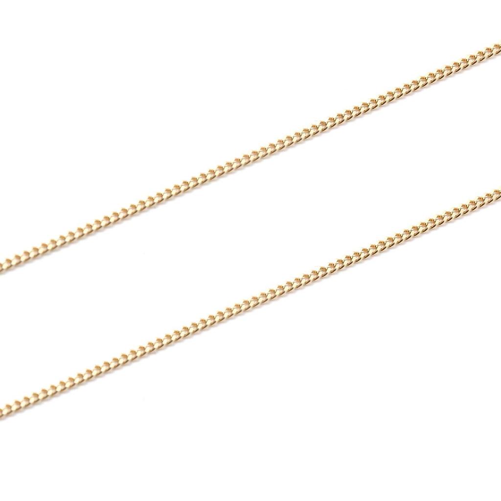 18k Gold Kihei with Mint Certification Mark 18k Kihe Necklace, Two-sided, 2.5g, 45cm, Stamp, Chain, Gold, Kihei,