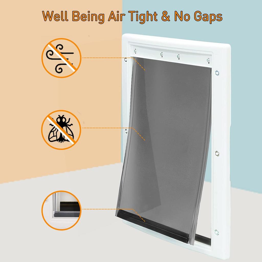 Dog Door Replacement Flaps,Medium Replacement Dog Door Flap Compatible with PetSafe Freedom PAC11-11038,Measures 12 7/8'' × 8 1/8'',Easy to