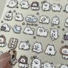 Новое поступление: Милые 3D Мультяшные Белые Щенки Наклейки для Маникюра
