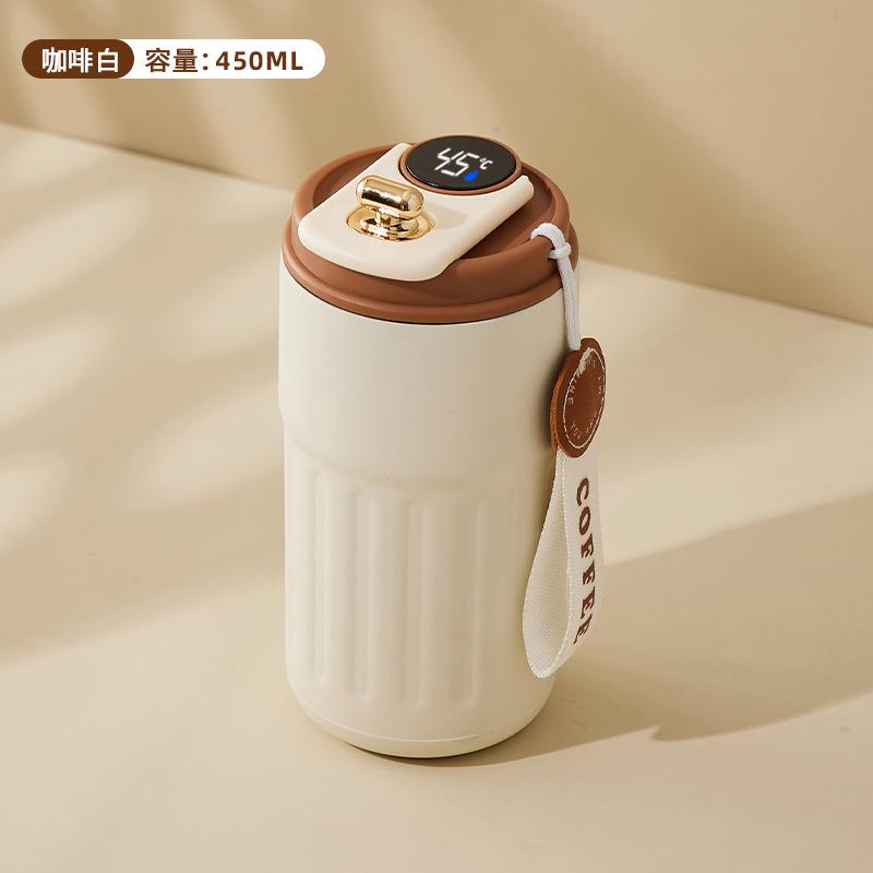 Умная термокружка с дисплеем температуры и термокружкой из нержавеющей стали 304 Food Dream Thermos для кофейной бутылки, индивидуальная чашка