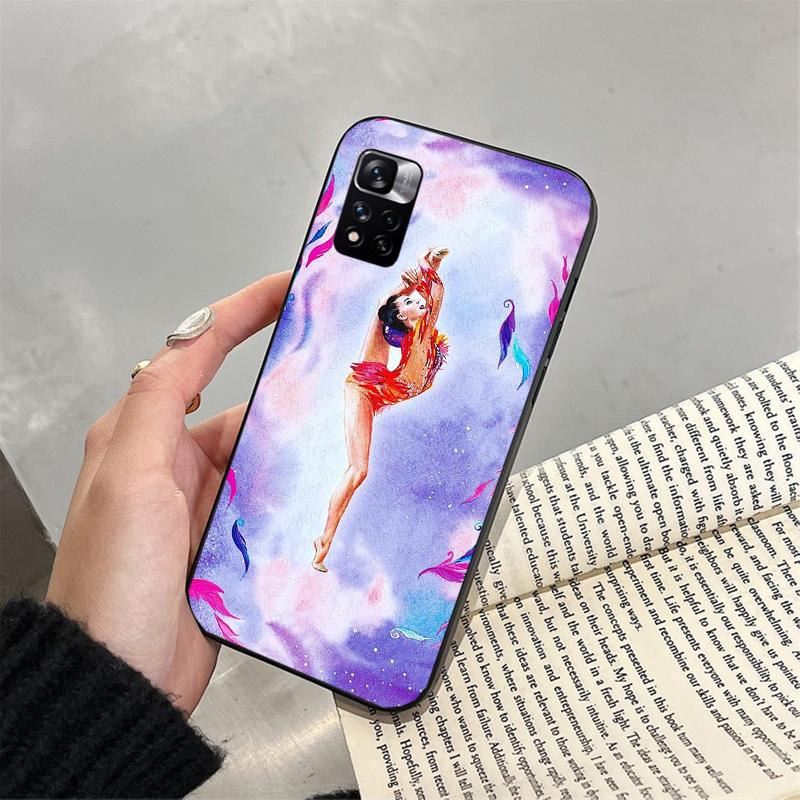 Чехол для телефона с изображением гимнастики GYM для Xiaomi Redmi note 13 12 Pro 11S 11 10 Pro 10S 12S Redmi 10 Чехол Funda