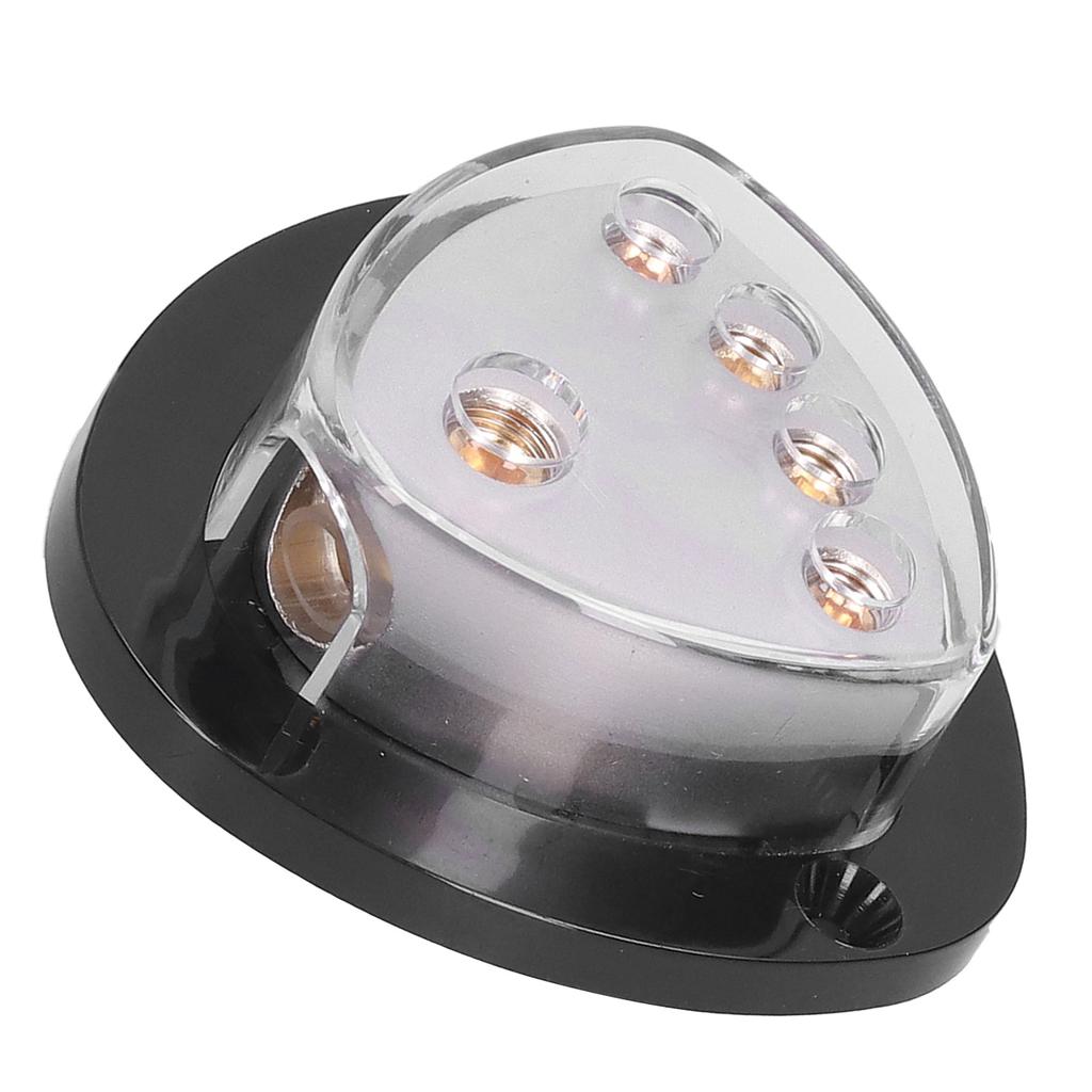 Power Fuse Distribution Block Holder 1 In 4 Way Out 0 4 AWG To 4 8 AWG for Cars Trucks Boats