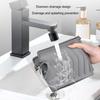 Faucet Drain Pad Easy Installation Convenient Silicone Sink Faucet Drip Catcher Tray for Home Kitchen