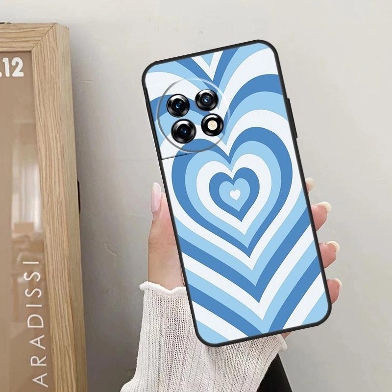 Colorful Heart Circle Love Case For OnePlus 12 11 9 10 Pro 9RT 10T 10R 12R OnePlus Nord 2 CE 3 Lite CE4 N10 N20 Cover