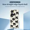 For Xiaomi Redmi Turbo 4 5G/Poco X7 Pro 5G Case Black Bow Pattern Printing Straight Edge TPU Phone Back Cover