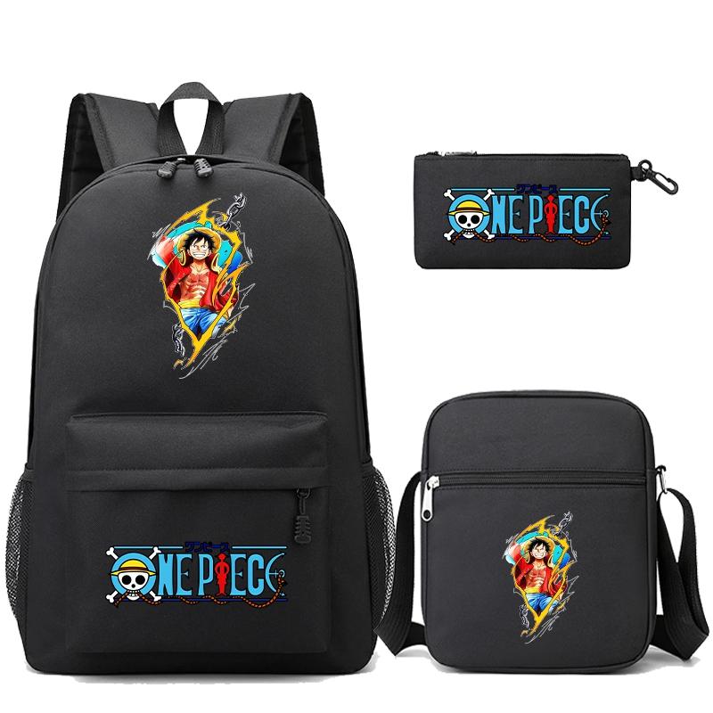 3 шт./компл. аниме цельный рюкзак с наплечной сумкой пенал для мальчика и девочки школьная сумка женская дорожная сумка Mochila