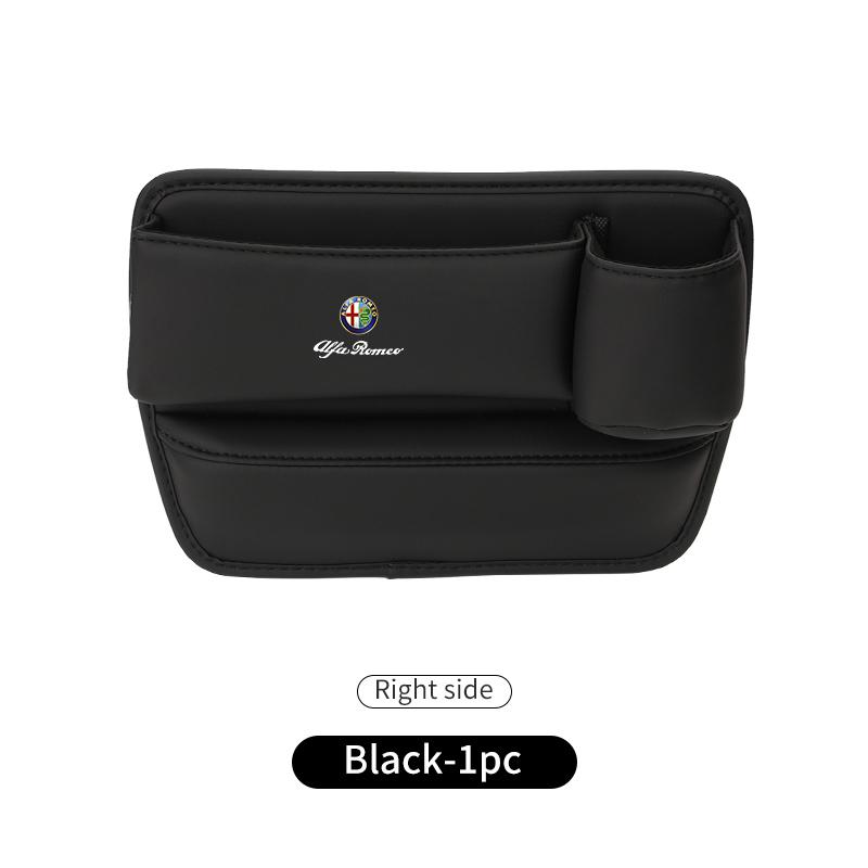 Car Seat Gap Storage Box Car Central Console Side Organizer Boxs For Alfa Romeo 159 Giulietta 156 147 Giulia Mito GT Stelvio
