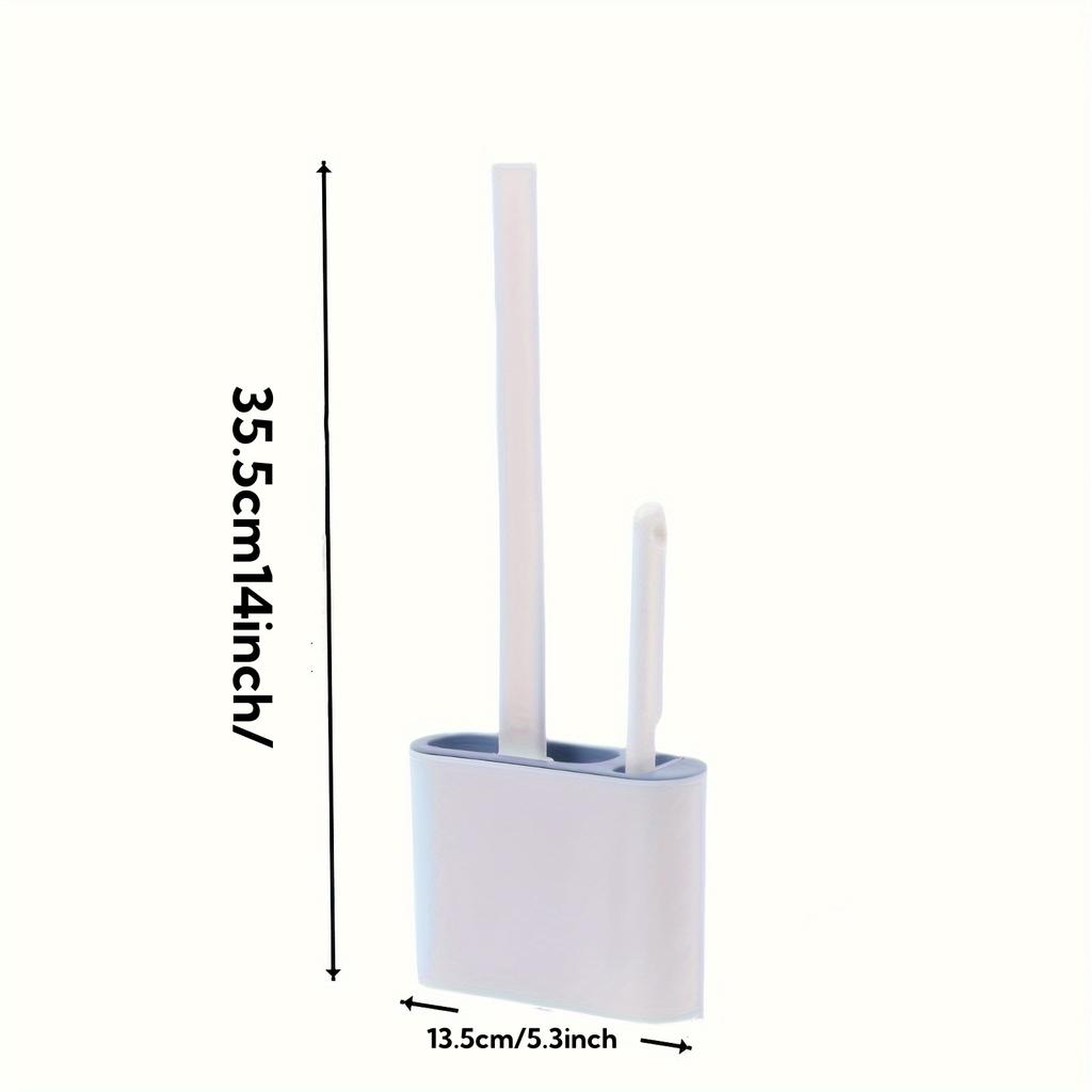 1 шт. Туалетная щетка без мертвых углов, без проколов в ванной, щетка для мытья унитаза, бытовая настенная сливная труба с длинной ручкой