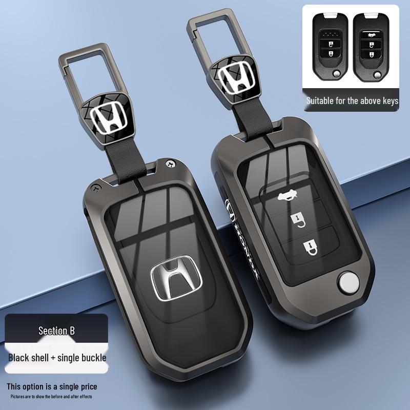 Чехол для ключа Honda, совместимый с моделями CRV, Civic, Accord, XRV, Vezel, Avancier, Breeze, UR-V и Spirior