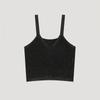  She S miSS  Glitter Cropped Knit veSt SSkvto22020 Bk