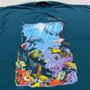 Винтаж 90-е DOLPHIN ENCOUNTERS BLUE LAGOON BAHAMAS Футболка XL океан природа
