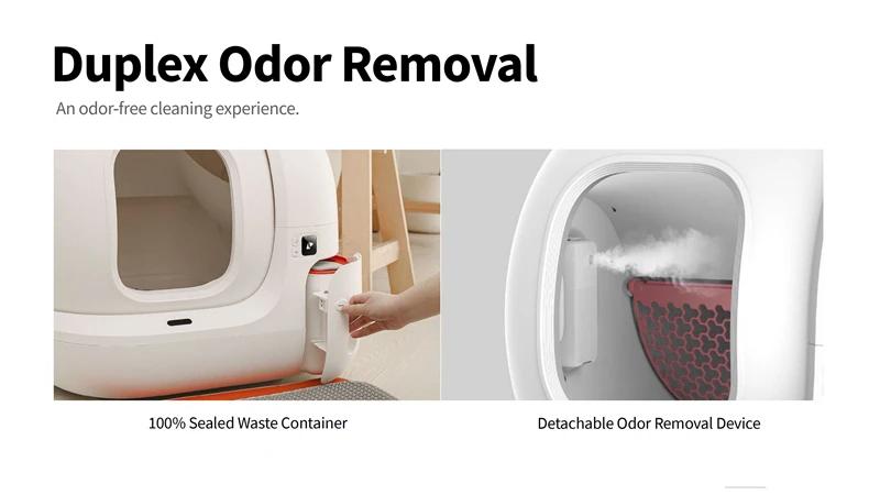 PETKIT PURA MAX Ящик для кошачьего туалета Автоматическое самоочищающееся приложение Глобальная версия Большой умный туалетный лоток Areneros Para Gato Кошачий туалет