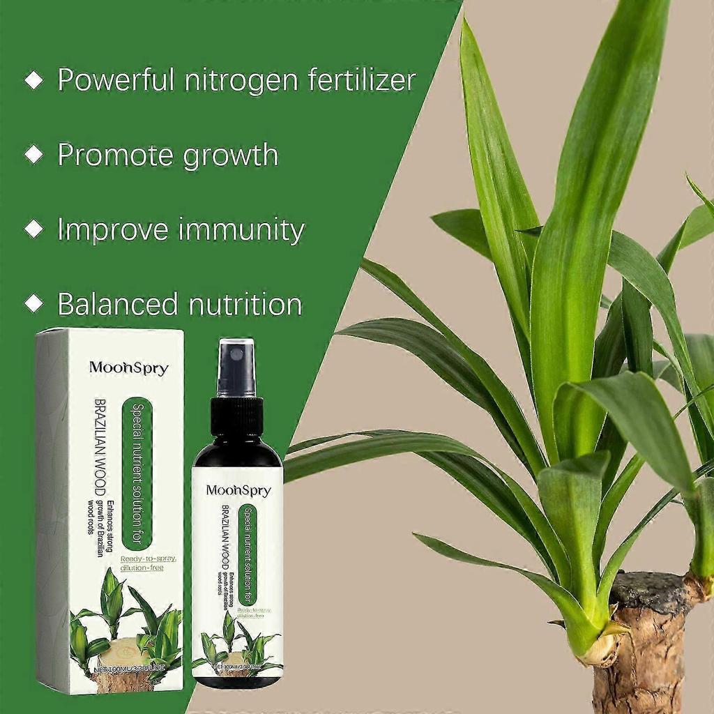 MoonSpry Plant Nutrient Liquid, Fertilizer for Green Plants Bonsai Brazil Wood