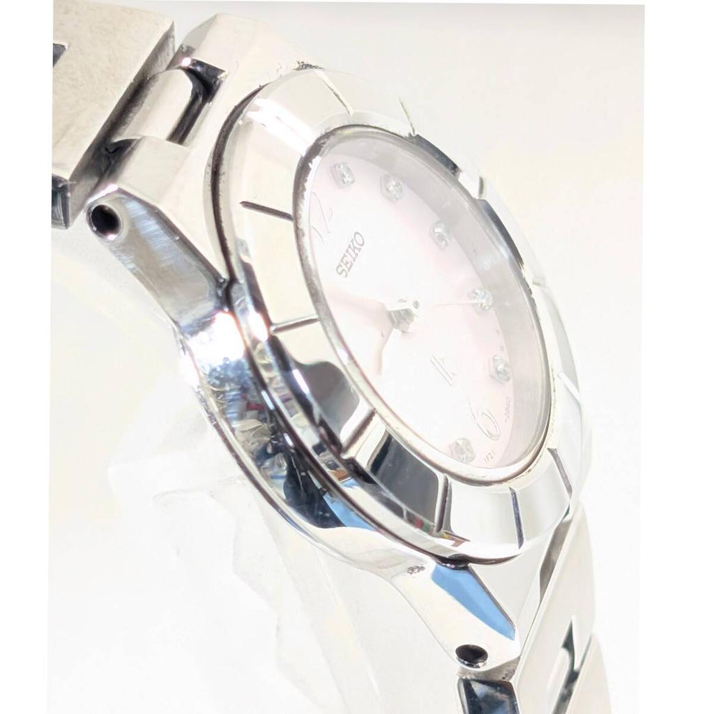 SEIKO Lukia Женские часы на батарейке с 10 бриллиантами, Заменены, Состояние, M-99