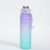 750ml Gradient Drinking Bottle Large Capacity Leak-proof Ins Style Travel Straw Jug Daily Use