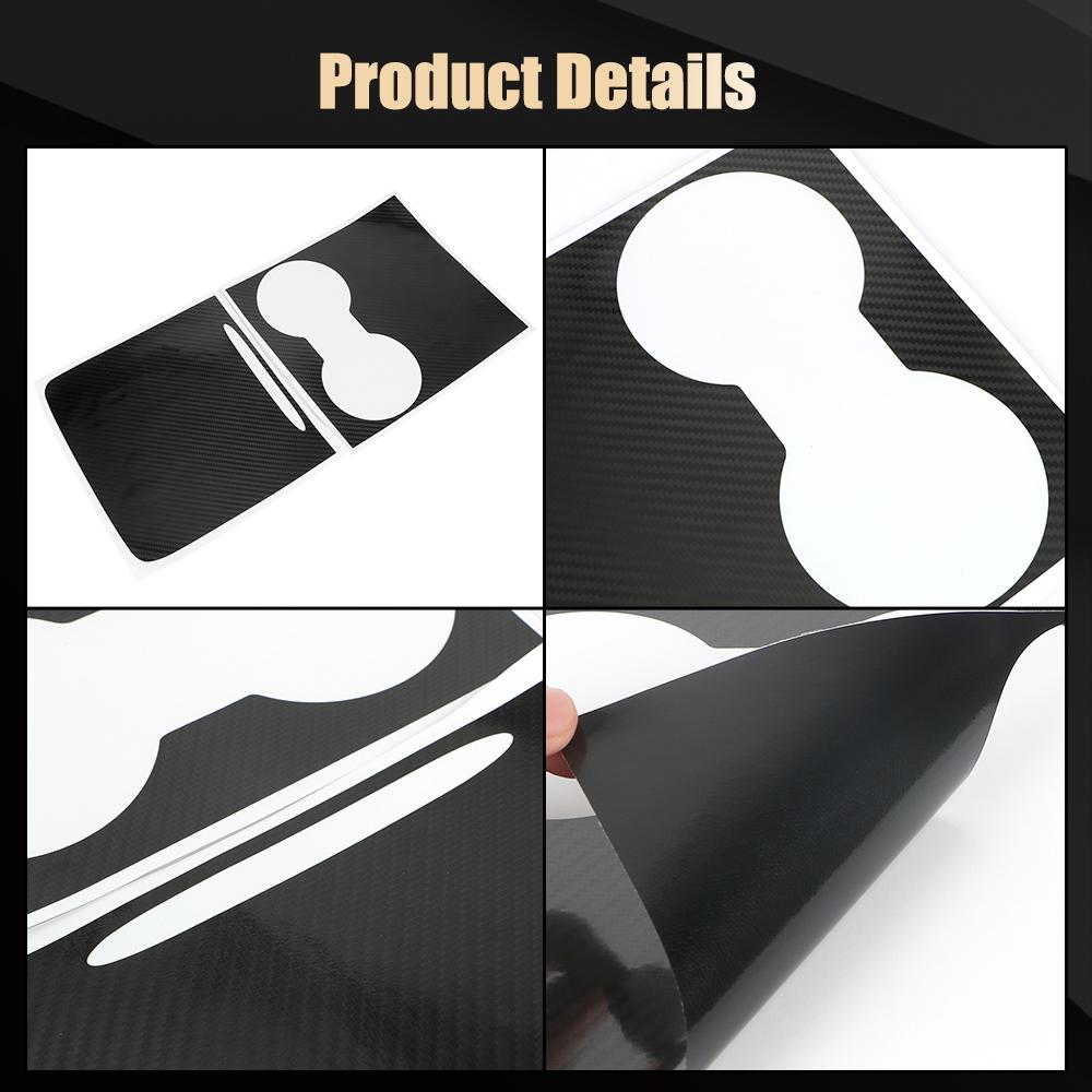 PVC Film For Tesla Model 3 Model Y 21-22 Interior Decoration Central Console Trims Multi Style Anti-scratch Car Central Control Panel Sticker